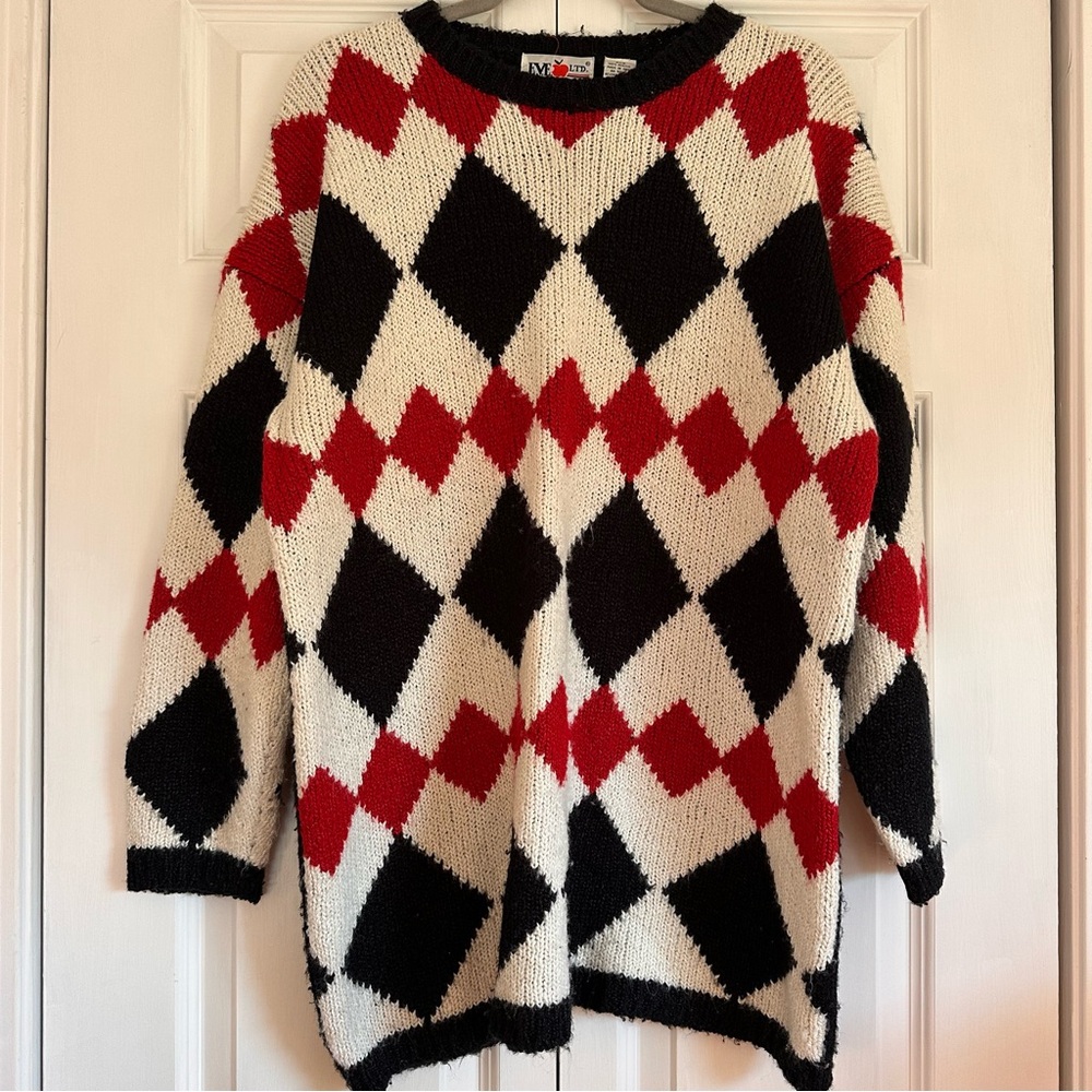 Vintage Diamond Sweater